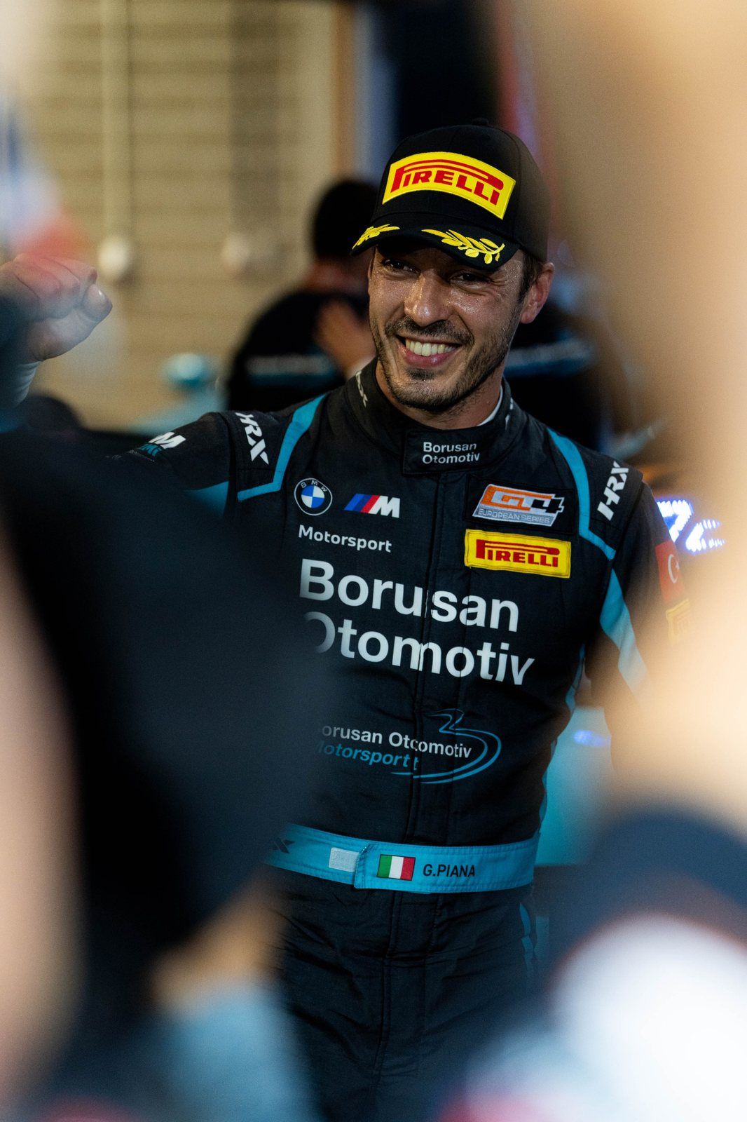 Gabriele Piana in his Borusan Otomotiv suit, Spa 24h 2026